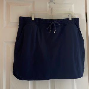 Navy blue skort